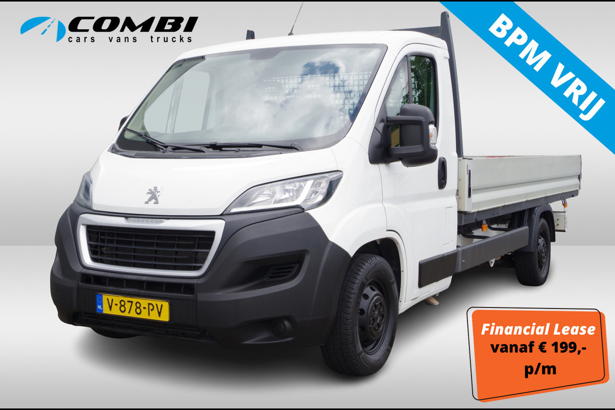 Peugeot Boxer 435 2.0 BlueHDI 160pk > Pick-up | Trekhaak | 420cm lang Peugeot Boxer 435 2.0 BlueHDI 160pk > Pick-up | Trekhaak | 420cm lang