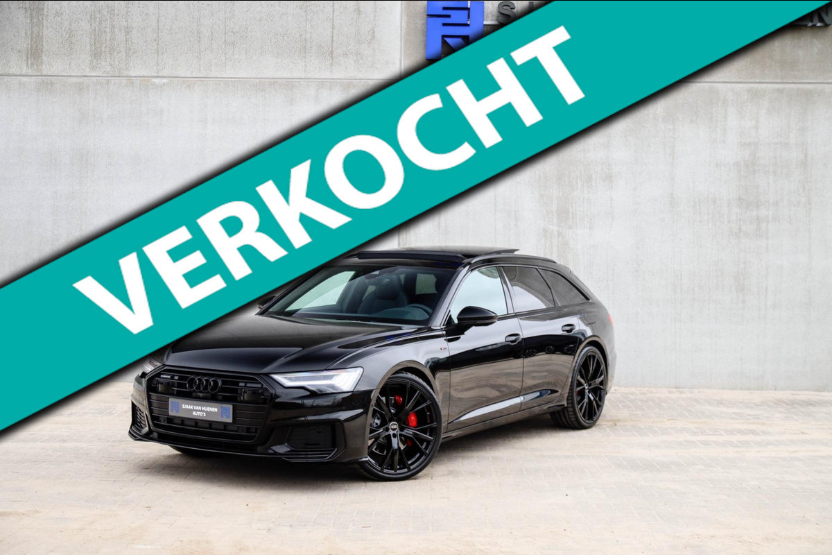 Audi A6 Avant 55 TFSI e Quattro Competition S line Edition 367pk Automaat! Kuipstoelen|Panoramadak|Virtual Cockpit|HD Matrix|Black Audi A6 Avant 55 TFSI e Quattro Competition S line Edition 367pk Automaat! Kuipstoelen|Panoramadak|Virtual Cockpit|HD Matrix|Black