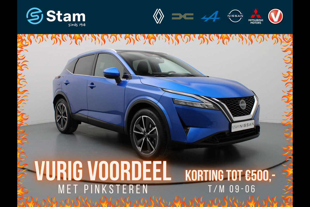Nissan QASHQAI 158pk MHEV Xtronic Tekna Adapt. cruise | 360° Camera | Navi | Panoramadak Nissan QASHQAI 158pk MHEV Xtronic Tekna Adapt. cruise | 360° Camera | Navi | Panoramadak