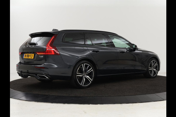 Volvo V60 2.0 T6 Twin Engine AWD R-Design | Stoelventilatie | Trekhaak | Leder | Massage | Achterbankverwarming | Camera | Adaptive cruise | Carplay | Full LED | 19'' lichtmetalen velgen