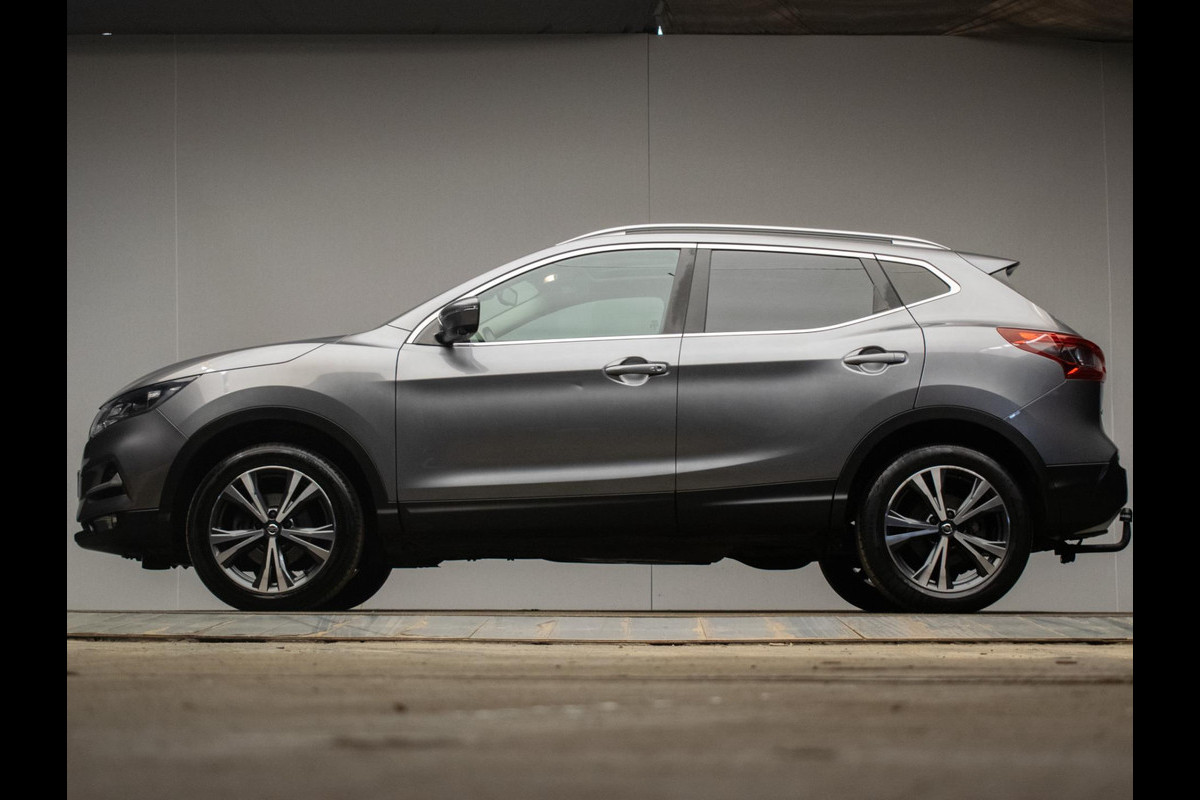Nissan QASHQAI 1.2 N-Connecta Sport (PANORAMADAK,NAVI,CAMERA,360 VIEW,CLIMATE,CRUISE,LED,SPORTSTOELEN,LM VELGEN,NETTE STAAT)