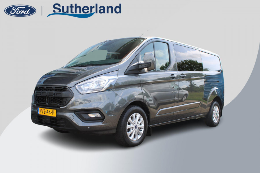 Ford Transit Custom 320 2.0 TDCI L2H1 Limited DC | 6-zits | Stoelverwarming | Trekhaak | Camera |  Raptor grille