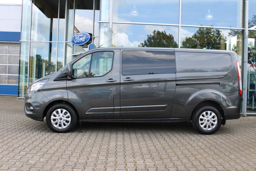 Ford Transit Custom 320 2.0 TDCI L2H1 Limited DC | 6-zits | Stoelverwarming | Trekhaak | Camera |  Raptor grille