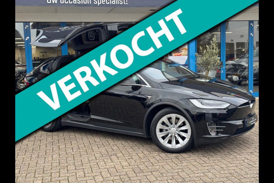Tesla Model X 75D Base 7p. 2018 Zwart AUT NAP BTW 1e Eig!