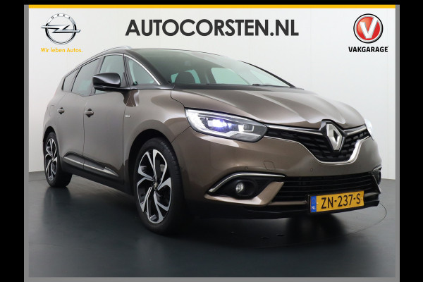 Renault Grand Scénic 1.3T 141PK 7-Pers Camera Navi PDC Bose®-Sound 20" Ecc Keyless Regen-Lichtsensor Wifi Verkeersbord detectie Led Rijbaanalarm Dodehoekwaarschuwing Aut.Grootlicht Multi-Sense Visio-Sys Easy Life Pack Volledig dealeronderhouden Orig.NLse auto