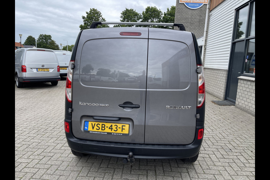 Renault Kangoo 1.5 dCi 90 Energy Comfort Maxi L2H1 / prijs rijklaar € 8950 ex btw / lease vanaf € 203 / euro 6 diesel / grijs metallic / navigatie / airco / trekhaak / dakdragers