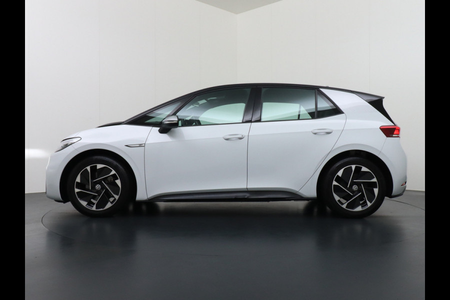 Volkswagen ID.3 58kWh 204PK First Auto-Pilot Navi Adapt.Cruise Control Pdc Apple Carplay Android Navi Ecc Led Stoel-Stuurverwarming DAB Keyless Lmv Bluetooth Regensensor Rijstrooksensor Verkeersbord detectie Mirrorlink 1e Eigenaar Grootste accu Garantie t/m 20-10-2028