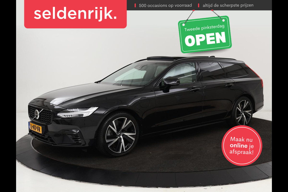 Volvo V90 2.0 T8 AWD R-Design | Panoramadak | Head-Up | Trekhaak | Stoel & stuurverwarming | Leder | 360 camera | Luchtvering | Harman/Kardon | Adaptive cruise | Achterbankverwarming Volvo V90 2.0 T8 AWD R-Design | Panoramadak | Head-Up | Trekhaak | Stoel & stuurverwarming | Leder | 360 camera | Luchtvering | Harman/Kardon | Adaptive cruise | Achterbankverwarming