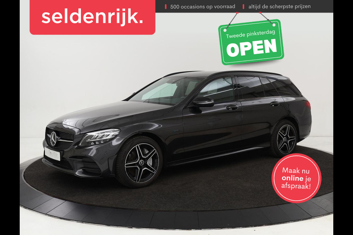 Mercedes-Benz C-Klasse 300e AMG Night | Adaptive cruise | Stoelverwarming | Carplay | Leder/Alcantara | Camera | Navigatie | Full LED Mercedes-Benz C-Klasse 300e AMG Night | Adaptive cruise | Stoelverwarming | Carplay | Leder/Alcantara | Camera | Navigatie | Full LED