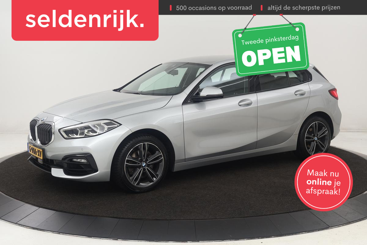 BMW 1-serie 118i Executive Edition | Sport Line | Carplay | Full LED | Sportstoelen | Climate control | Navigatie | Parkeerhulp | Live Cockpit | Cruise control