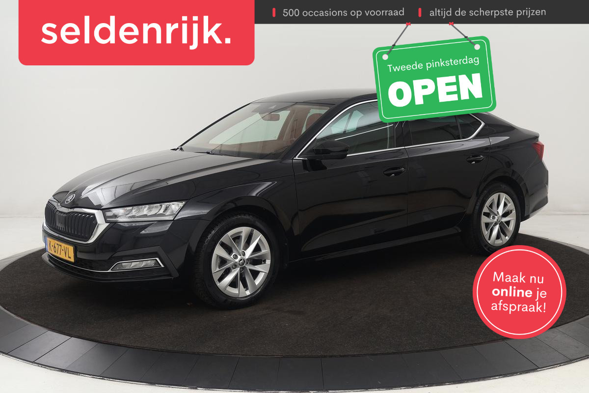 Škoda Octavia 1.0 e-TSI Business Edition Plus | Stoelverwarming | Trekhaak | Adaptive cruise | Carplay | Full LED | Keyless | Sfeerverlichting