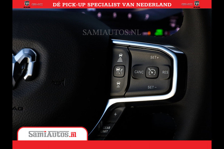 Dodge Ram 1500 Night Premium | Full Option | De Meest Luxe Pick-Up in zijn Klasse | Comfortabele Dubbele Cabine met Royale 5 Zitplaatsen | BPM vrij | Nu Leverbaar uit Voorraad | Voorraad Nr 2200 - 0886