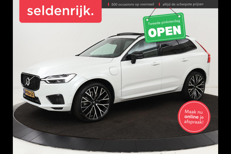Volvo XC60 2.0 Recharge T6 AWD R Design | Panoramadak | Head-Up | Stoel & stuurverwarming | Camera | Adaptive cruise | Trekhaak | Harman/Kardon | Navigatie | Full LED | 22'' lichtmetalen velgen