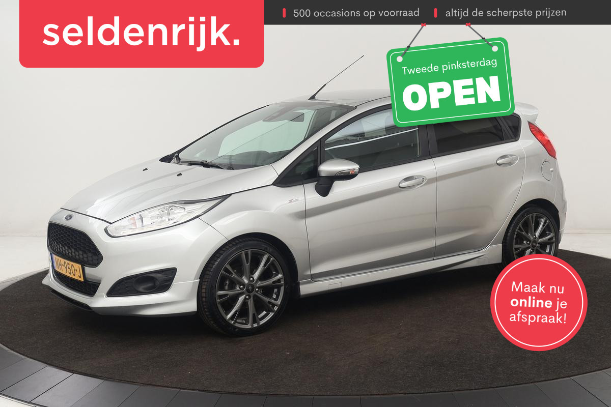 Ford Fiesta 1.0 EcoBoost ST Line | Navigatie | Climate control | Parkeerhulp | Cruise control | Verwarmde voorruit | Bluetooth Ford Fiesta 1.0 EcoBoost ST Line | Navigatie | Climate control | Parkeerhulp | Cruise control | Verwarmde voorruit | Bluetooth