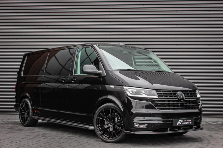 Volkswagen Transporter 2.0 TDI L2H1 150PK FULL BLACK / JB- EDITION / LEDEREN BEKLEDING / VERLAGINGSVEREN / APPLE CARPLAY / SPOILER