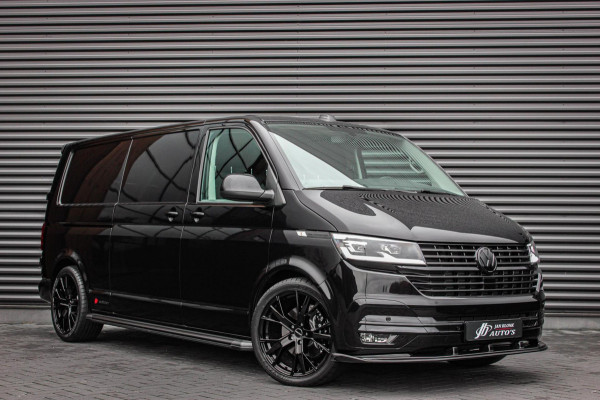 Volkswagen Transporter 2.0 TDI L2H1 150PK FULL BLACK / JB- EDITION / LEDEREN BEKLEDING / VERLAGINGSVEREN / APPLE CARPLAY / SPOILER