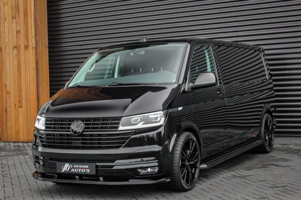 Volkswagen Transporter 2.0 TDI L2H1 150PK FULL BLACK / JB- EDITION / LEDEREN BEKLEDING / VERLAGINGSVEREN / APPLE CARPLAY / SPOILER