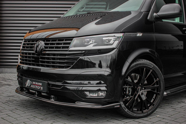 Volkswagen Transporter 2.0 TDI L2H1 150PK FULL BLACK / JB- EDITION / LEDEREN BEKLEDING / VERLAGINGSVEREN / APPLE CARPLAY / SPOILER