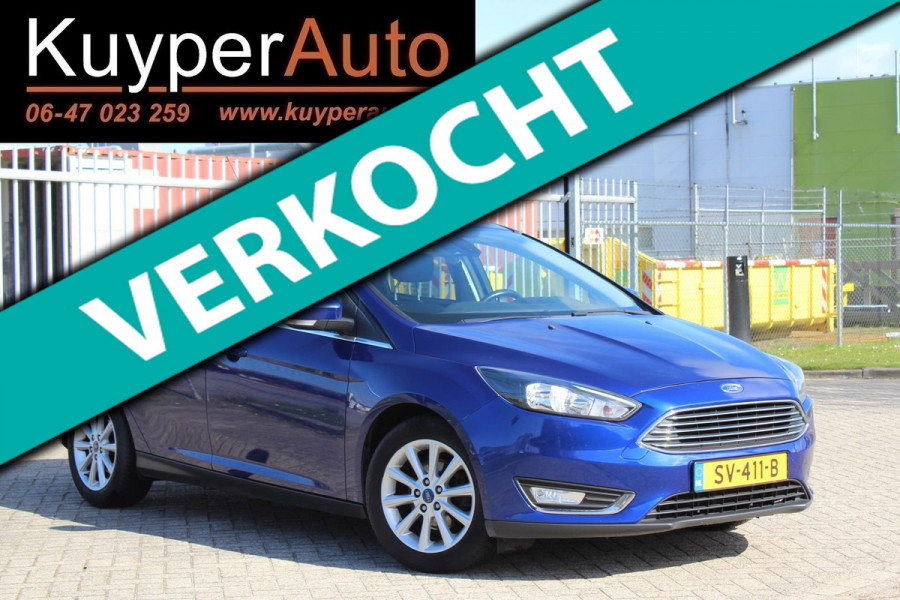 Ford Focus 1.0 Titanium eco b, multi media cruise clima trekhaak
