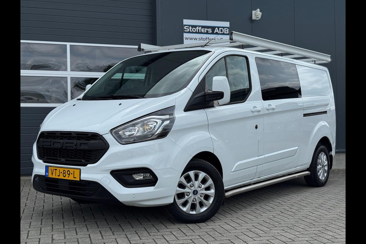 Ford Transit Custom 2.0 TDCI 130pk L2H1 Limited DC 5P | Navi | Camera | Leder | Trekhaak | Raptor Grill | CarPlay | Dubbel Cabine Ford Transit Custom 2.0 TDCI 130pk L2H1 Limited DC 5P | Navi | Camera | Leder | Trekhaak | Raptor Grill | CarPlay | Dubbel Cabine