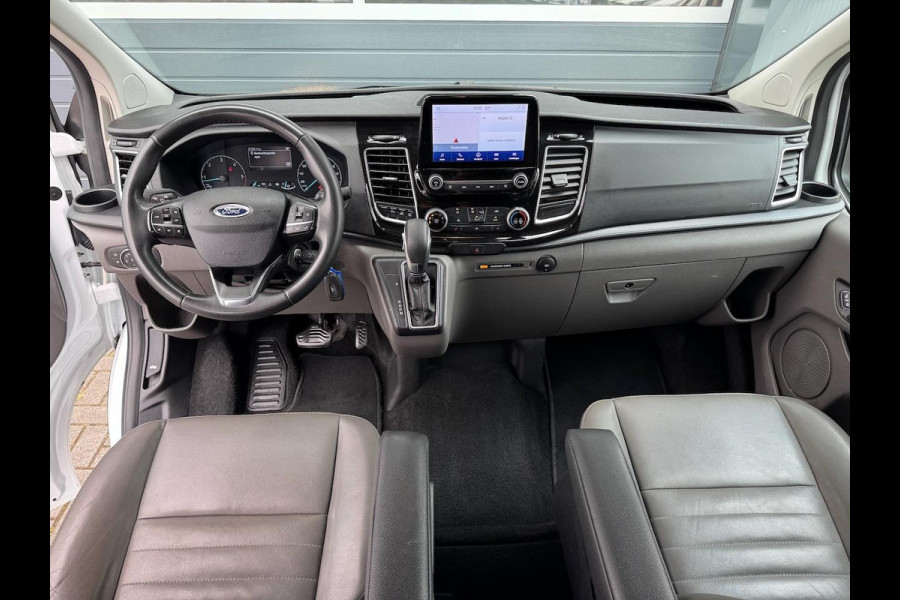 Ford Transit Custom 2.0 TDCI 130pk L2H1 Limited DC 5P | Navi | Camera | Leder | Trekhaak | Raptor Grill | CarPlay | Dubbel Cabine
