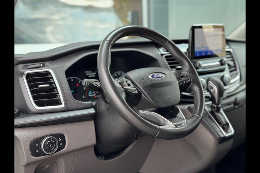 Ford Transit Custom 2.0 TDCI 130pk L2H1 Limited DC 5P | Navi | Camera | Leder | Trekhaak | Raptor Grill | CarPlay | Dubbel Cabine