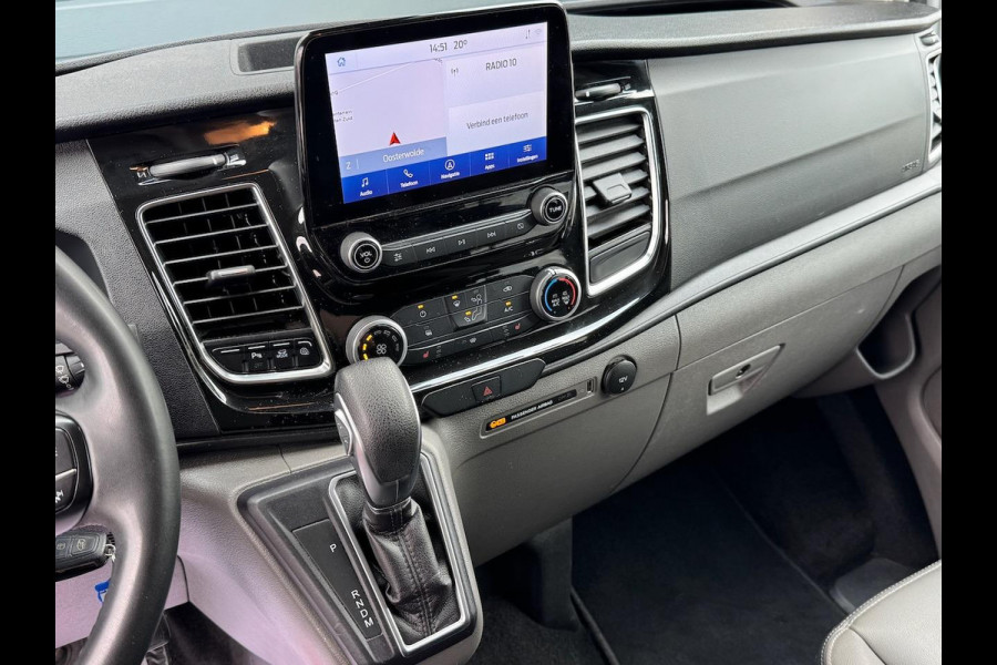 Ford Transit Custom 2.0 TDCI 130pk L2H1 Limited DC 5P | Navi | Camera | Leder | Trekhaak | Raptor Grill | CarPlay | Dubbel Cabine