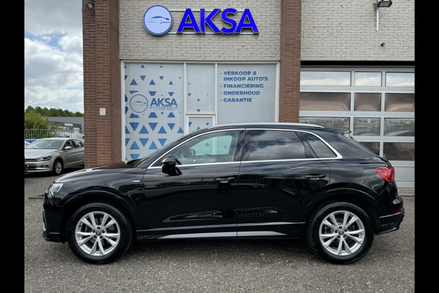 Audi Q3 35 TFSI 150pk 2 x S Line S-Tronic Dynamic Light LED Keyless Sfeerverlichting CarPlay Leder Stlvw