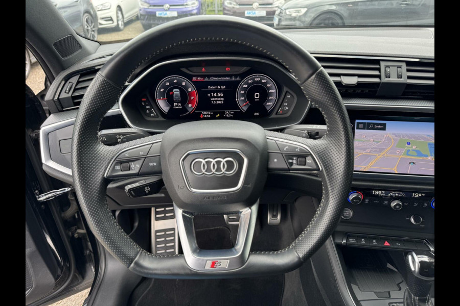 Audi Q3 35 TFSI 150pk 2 x S Line S-Tronic Dynamic Light LED Keyless Sfeerverlichting CarPlay Leder Stlvw