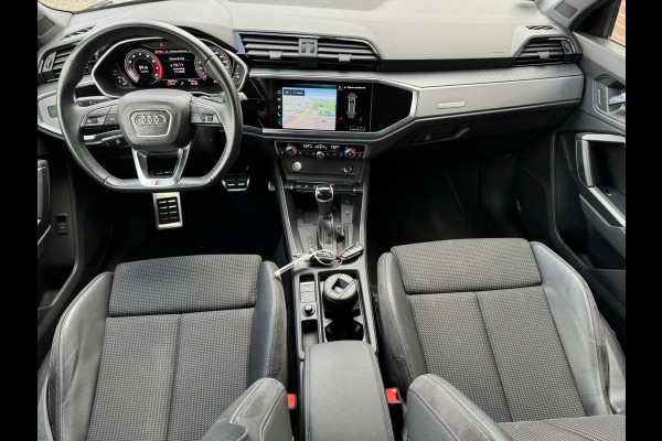 Audi Q3 35 TFSI 150pk 2 x S Line S-Tronic Dynamic Light LED Keyless Sfeerverlichting CarPlay Leder Stlvw