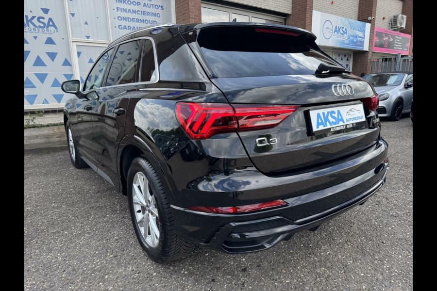 Audi Q3 35 TFSI 150pk 2 x S Line S-Tronic Dynamic Light LED Keyless Sfeerverlichting CarPlay Leder Stlvw