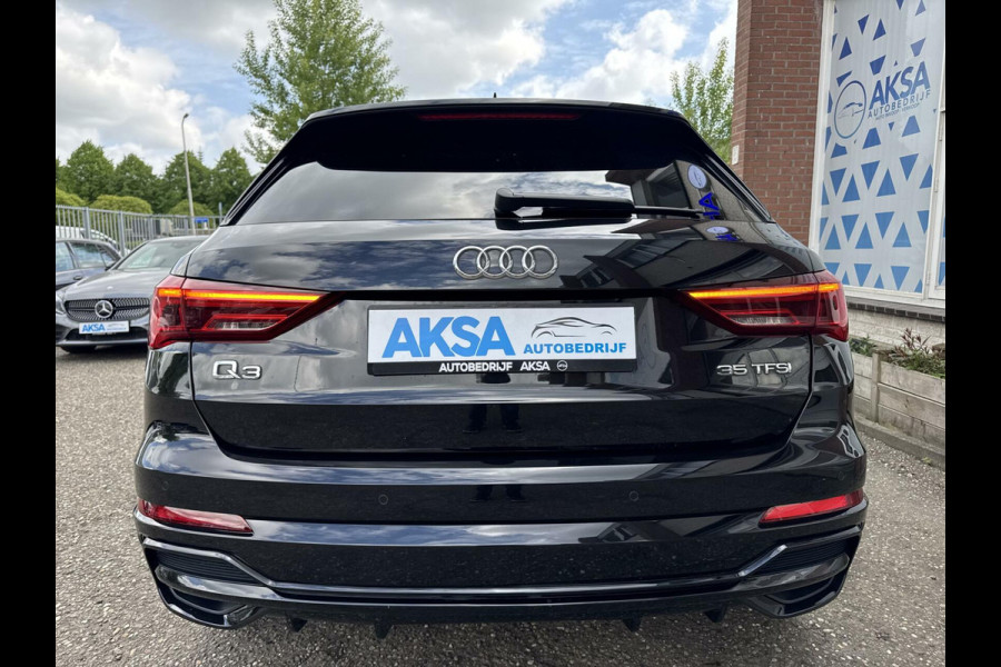 Audi Q3 35 TFSI 150pk 2 x S Line S-Tronic Dynamic Light LED Keyless Sfeerverlichting CarPlay Leder Stlvw