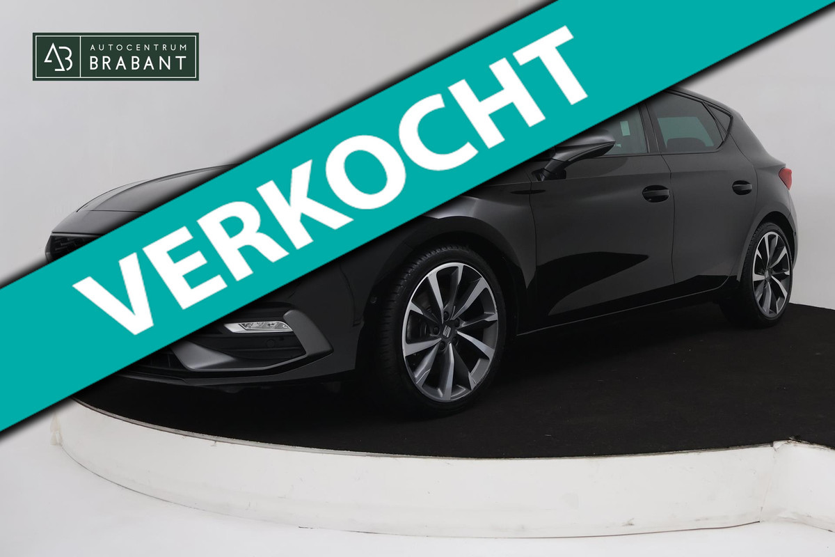 Seat Leon 1.5 eTSI FR Launch Edition (VIRTUAL, STUURVERWARMING, SFEERVERLICHTING, CAMERA, ADAPTIVE CRUISE, 1e EIGENAAR) Seat Leon 1.5 eTSI FR Launch Edition (VIRTUAL, STUURVERWARMING, SFEERVERLICHTING, CAMERA, ADAPTIVE CRUISE, 1e EIGENAAR)