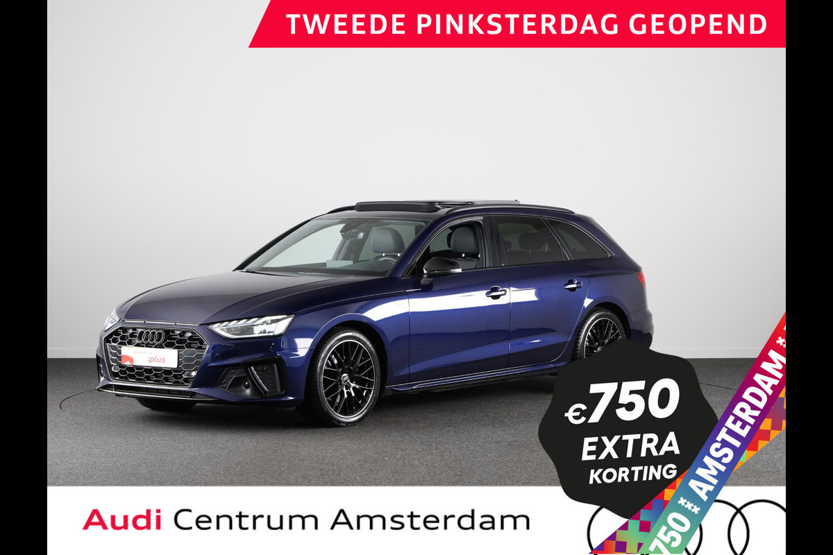 Audi A4 Avant 35 TFSI S edition Competition 150 pk S-tronic | Verlengde garantie | Navigatie | Panoramadak | Parkeersensoren | Cruise control | Stoelverwarming | S-line | Audi A4 Avant 35 TFSI S edition Competition 150 pk S-tronic | Verlengde garantie | Navigatie | Panoramadak | Parkeersensoren | Cruise control | Stoelverwarming | S-line |