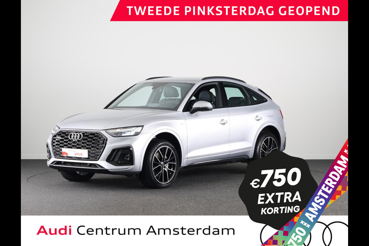 Audi Q5 Sportback 50 TFSI e S edition 299pk | Navigatie | 19 inch Lichtmetalen velgen | stoelverwarming | Matrix led koplampen Audi Q5 Sportback 50 TFSI e S edition 299pk | Navigatie | 19 inch Lichtmetalen velgen | stoelverwarming | Matrix led koplampen