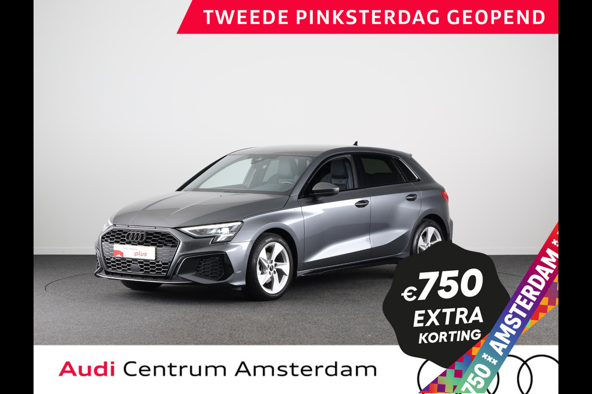 Audi A3 Sportback 30 TFSI S edition 110 pk S-tronic | Verlengde garantie | Navigatie | Parkeersensoren achter | Adaptieve cruise control | Full-LED koplampen | S-line |