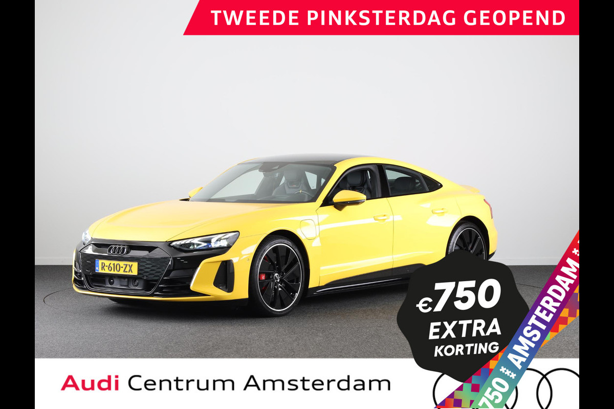 Audi e-tron GT RS 93 kWh 600pk | Matrix Laser Led | Optiekpakket Carbon | Stoelventilage/massage | Vierwielbesturing