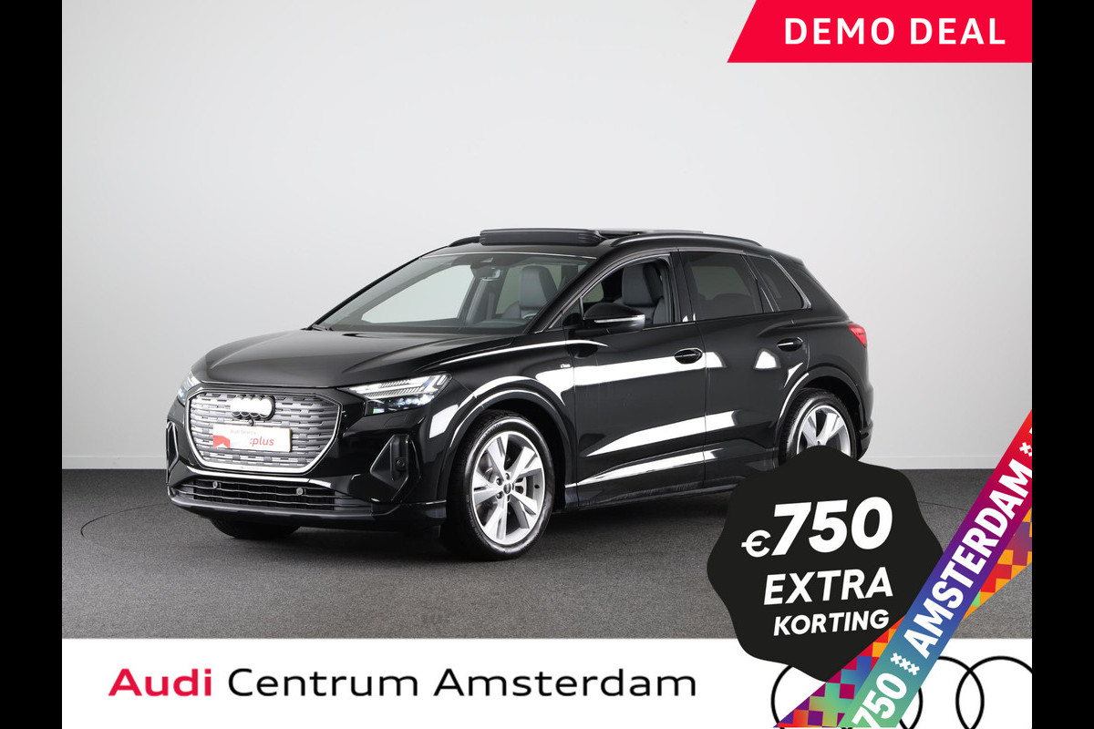 Audi Q4 e-tron 45 quattro S Edition 82 kWh 286pk | Panoramadak | 20 inch Lichtmetalen velgen | Assistentiepakket plus
