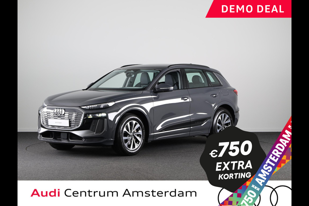Audi Q6 e-tron Advanced edition performance 100 kWh Tech Plus pakket, sportstoelen met leder, bumpers in kleur carrosserie, omgevingscamera's Audi Q6 e-tron Advanced edition performance 100 kWh Tech Plus pakket, sportstoelen met leder, bumpers in kleur carrosserie, omgevingscamera's