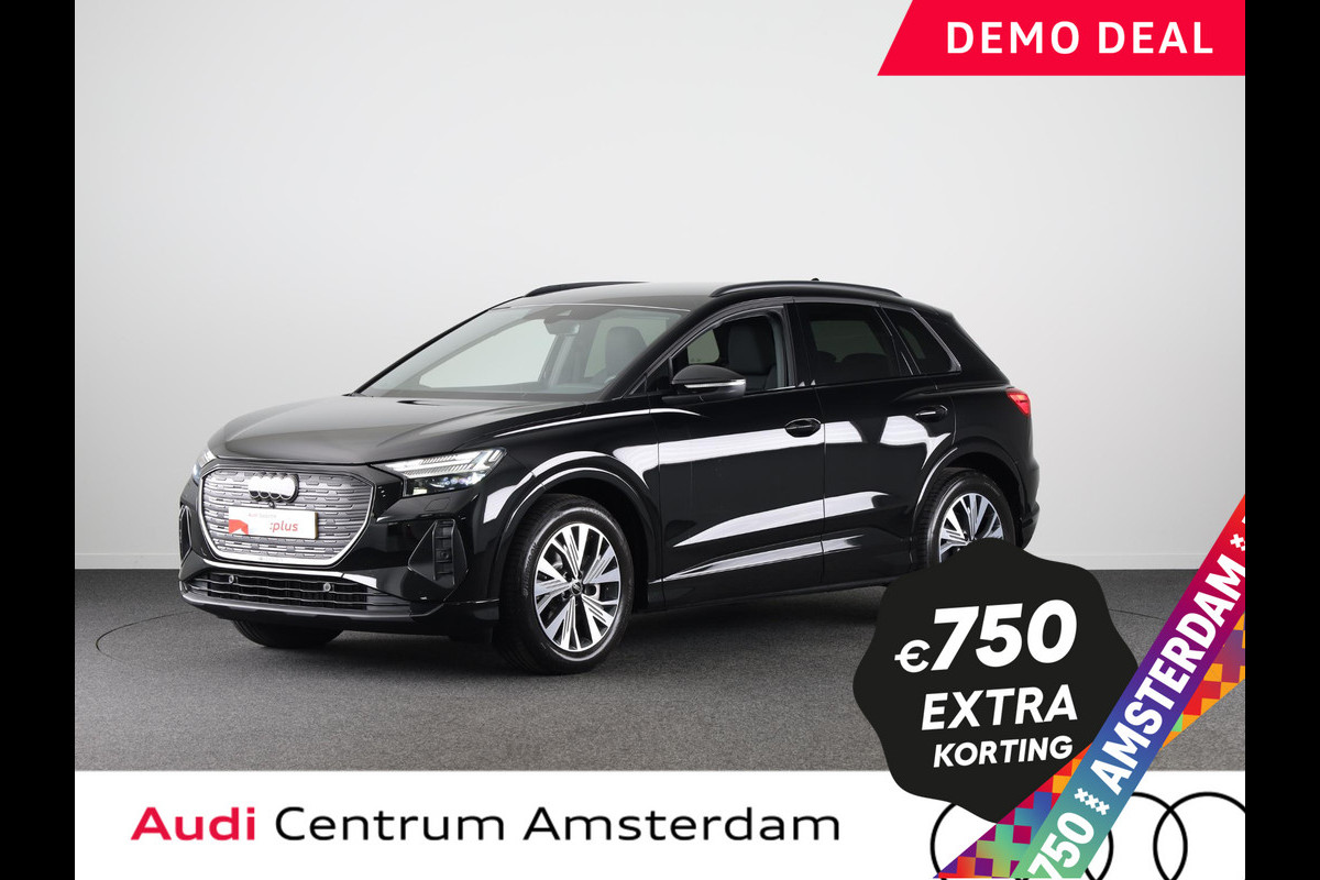 Audi Q4 e-tron 45 quattro Advanced edition 82 kWh 286pk | Adaptieve cruise controle | Parkeercamera achter | Optiekpakket zwart Plus Audi Q4 e-tron 45 quattro Advanced edition 82 kWh 286pk | Adaptieve cruise controle | Parkeercamera achter | Optiekpakket zwart Plus