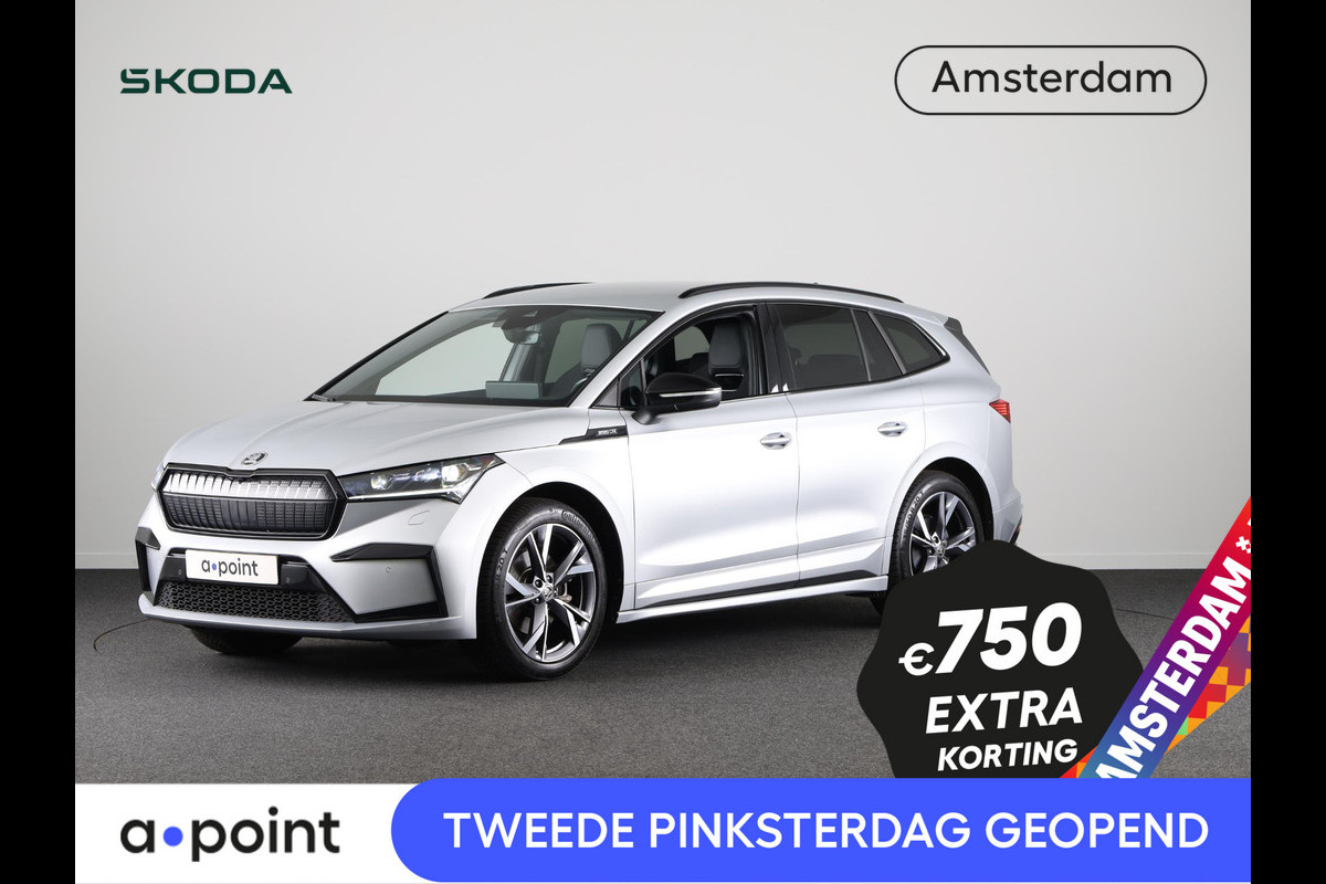 Škoda Enyaq 60 Sportline Business Skoda Enyaq iV 60 Sportline Business 58 kWh 180 pk | Navigatie | Parkeersensoren | Achteruitrijcamera | Stoelverwarming | Autom. airco (3 zones) | Škoda Enyaq 60 Sportline Business Skoda Enyaq iV 60 Sportline Business 58 kWh 180 pk | Navigatie | Parkeersensoren | Achteruitrijcamera | Stoelverwarming | Autom. airco (3 zones) |