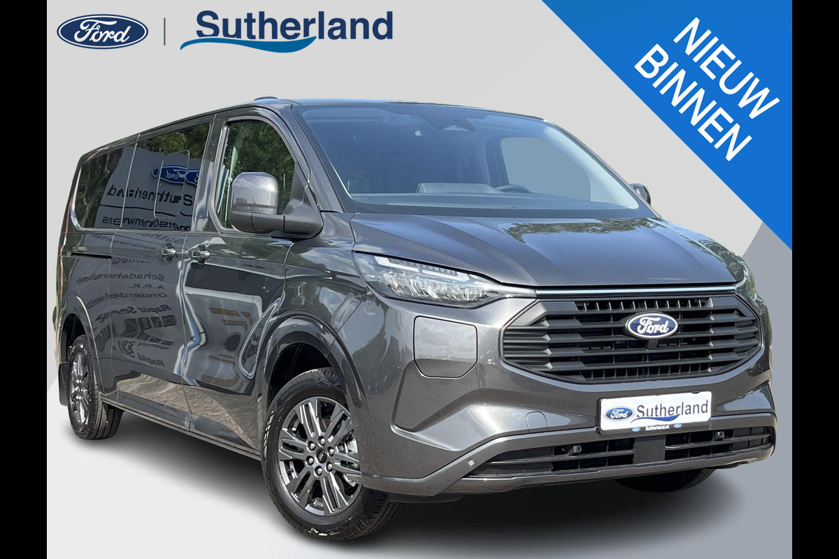 Ford Transit Custom 340 2.5 PHEV L2H1 Limited | SCI | Voorraad | Kombi 9-persoons | Incl. BTW en BPM | Dubbele schuifdeur | 17 inch lichtmetalen velgen | Trekhaak | Navigatie | Garantie 5 jaar of 200.000 km | Camera Ford Transit Custom 340 2.5 PHEV L2H1 Limited | SCI | Voorraad | Kombi 9-persoons | Incl. BTW en BPM | Dubbele schuifdeur | 17 inch lichtmetalen velgen | Trekhaak | Navigatie | Garantie 5 jaar of 200.000 km | Camera