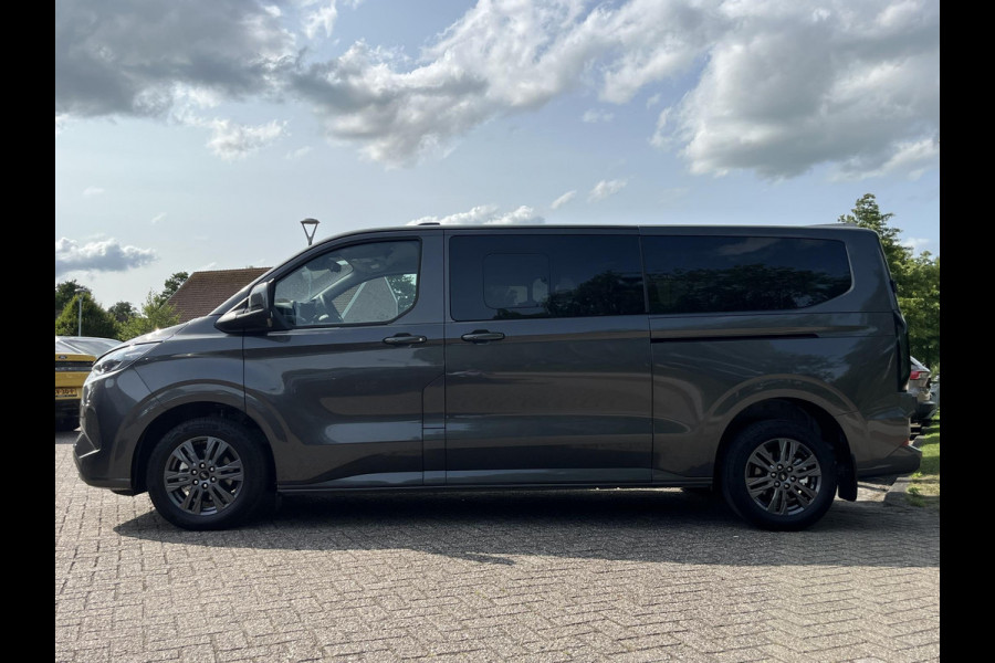 Ford Transit Custom 340 2.5 PHEV L2H1 Limited | SCI | Voorraad | Kombi 9-persoons | Incl. BTW en BPM |  Dubbele schuifdeur | 17 inch lichtmetalen velgen | Trekhaak | Navigatie | Garantie 5 jaar of 200.000 km | Camera