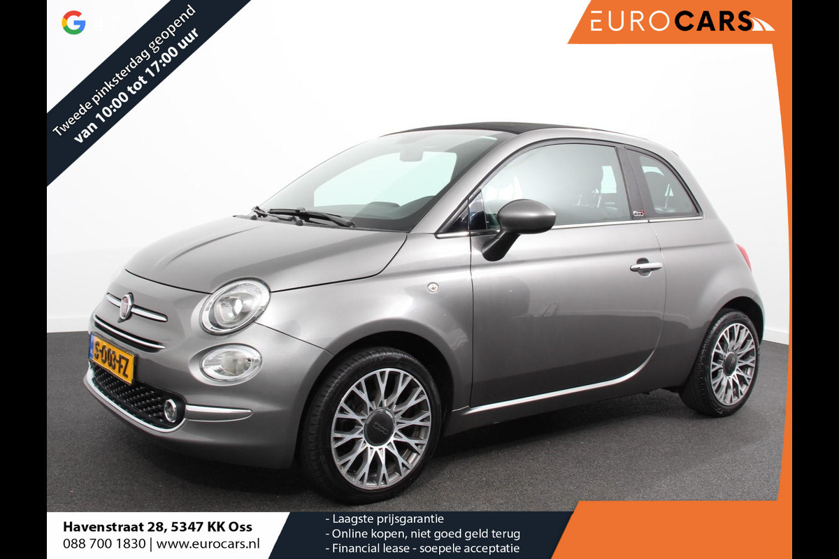 Fiat 500C 1.2 Star Lederen bekleding Navigatie Apple Carplay / Android Auto Climate Control Parkeer sensoren Led Fiat 500C 1.2 Star Lederen bekleding Navigatie Apple Carplay / Android Auto Climate Control Parkeer sensoren Led