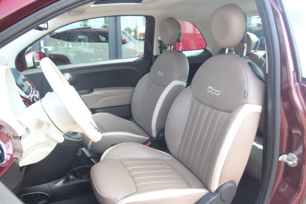 Fiat 500 1.2 Lounge 4 cilinder | Xenon | Leren bekleding | Elec.schuif\kanteldak