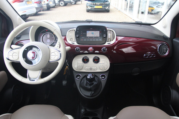 Fiat 500 1.2 Lounge 4 cilinder | Xenon | Leren bekleding | Elec.schuif\kanteldak