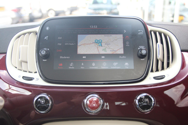 Fiat 500 1.2 Lounge 4 cilinder | Xenon | Leren bekleding | Elec.schuif\kanteldak