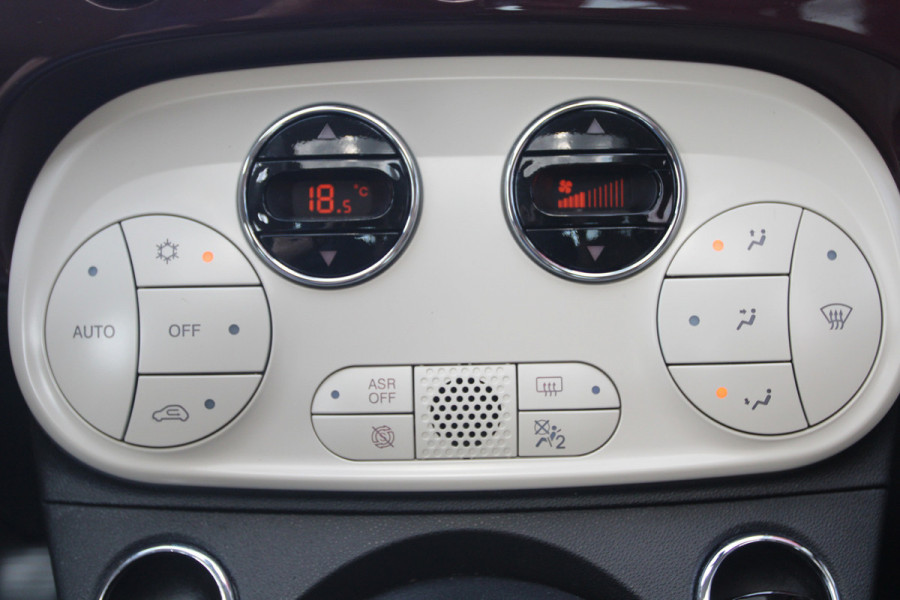 Fiat 500 1.2 Lounge 4 cilinder | Xenon | Leren bekleding | Elec.schuif\kanteldak