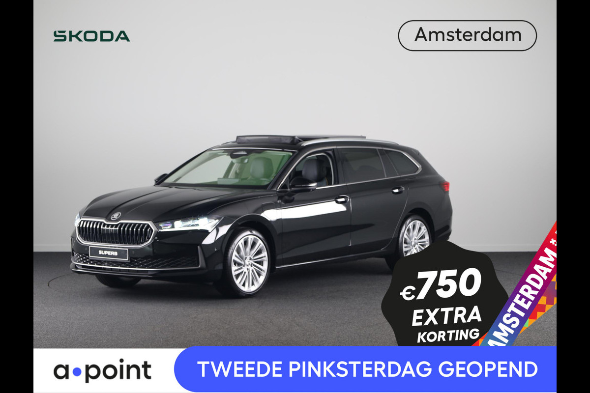 Škoda Superb Combi First Edition 1.5 TSI iV PHEV 204pk Plug in Hybrid | Panoramadak | Trekhaak wegklapbaar | Canton Soundsystem Škoda Superb Combi First Edition 1.5 TSI iV PHEV 204pk Plug in Hybrid | Panoramadak | Trekhaak wegklapbaar | Canton Soundsystem