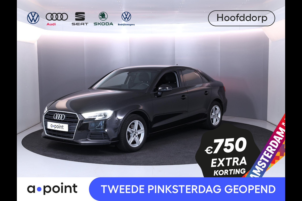 Audi A3 Limousine 1.5 TFSI CoD Pro Line 150pk AUT| Navi| LM-velgen| Parksensors achter | verwacht 10-5 Audi A3 Limousine 1.5 TFSI CoD Pro Line 150pk AUT| Navi| LM-velgen| Parksensors achter | verwacht 10-5